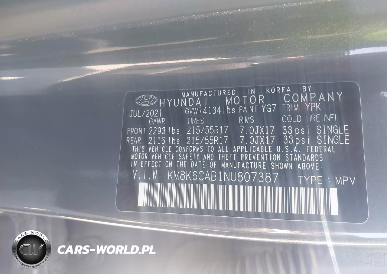 2022 Hyundai Kona Sel VIN:KM8K6CAB1NU807387 - 9