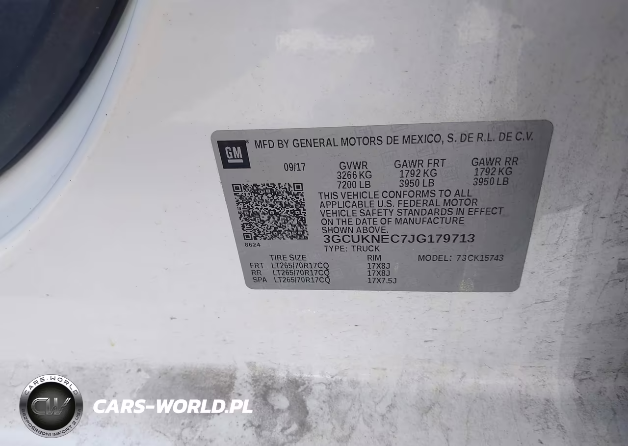 2018 Chevrolet Silverado 1500 Wt VIN:3GCUKNEC7JG179713 - 9