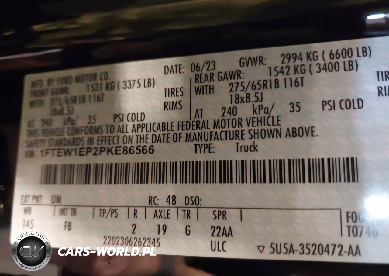 2023 Ford F-150 Xlt VIN:1FTEW1EP2PKE86566 - 9