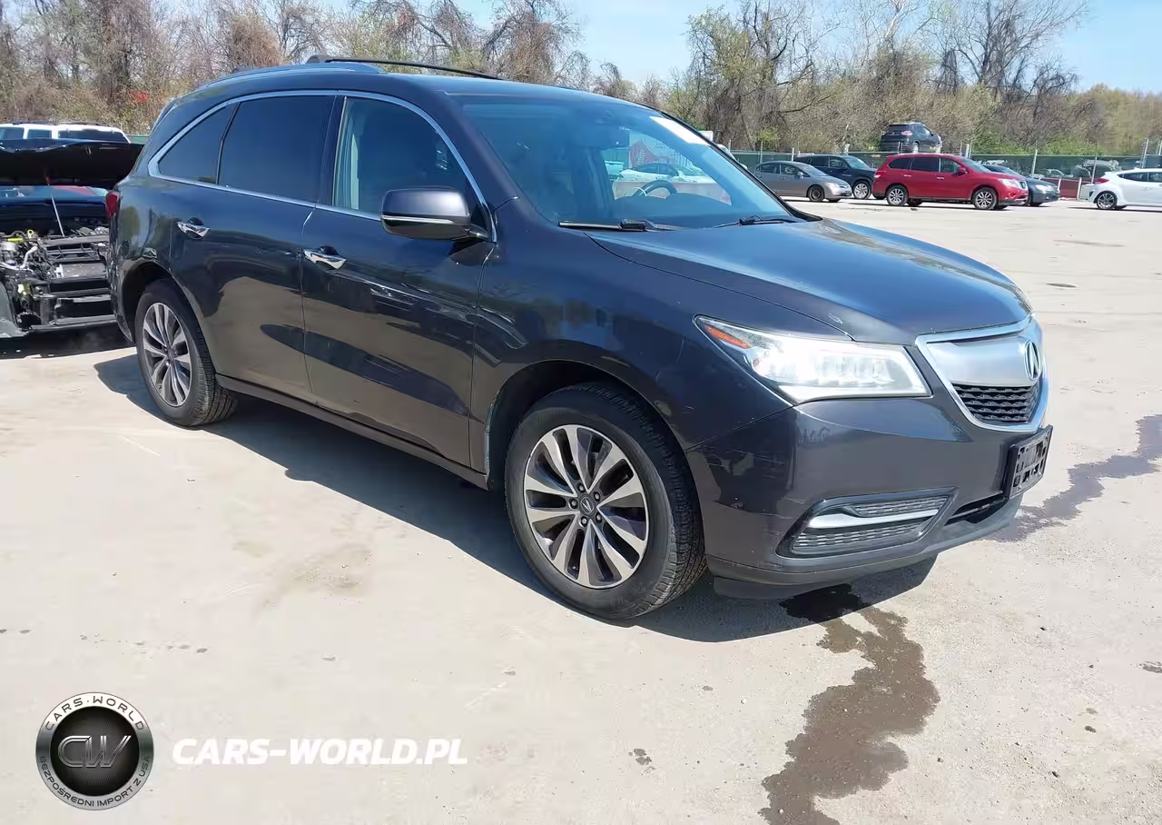 2015 Acura Mdx Technology Pkg W-Entertainment Pkg