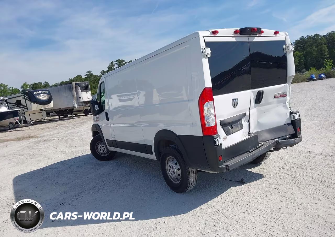 2021 Ram Promaster 2500 Low Roof 136 Wb VIN:3C6LRVVG7ME529682 - 3