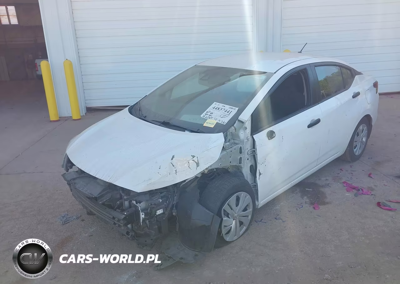 2021 Nissan Versa S Xtronic Cvt VIN:3N1CN8DV2ML922199 - 2