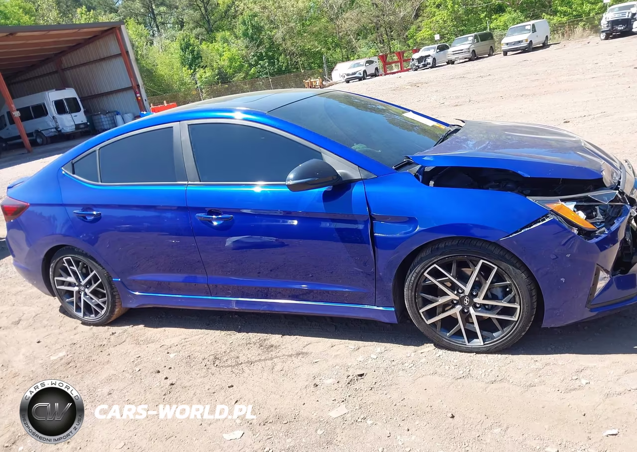 2020 Hyundai Elantra Sport VIN:KMHD04LB7LU027291 - 13