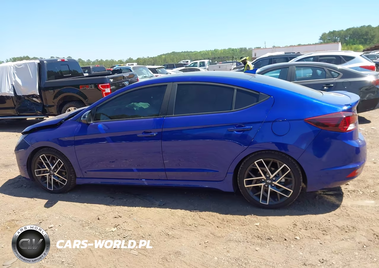 2020 Hyundai Elantra Sport VIN:KMHD04LB7LU027291 - 14