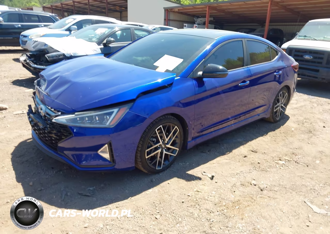 2020 Hyundai Elantra Sport VIN:KMHD04LB7LU027291 - 2