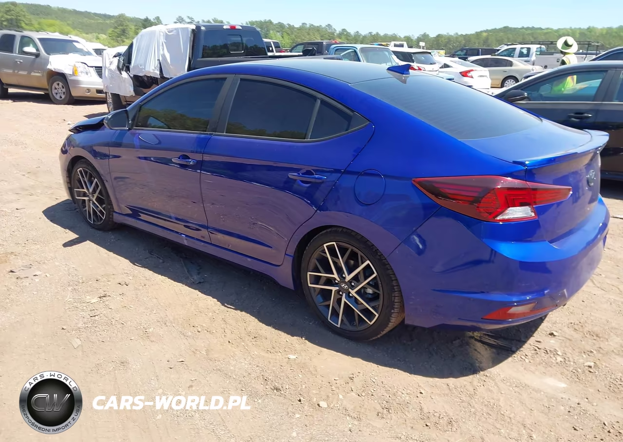 2020 Hyundai Elantra Sport VIN:KMHD04LB7LU027291 - 3