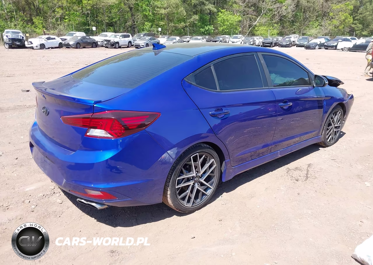 2020 Hyundai Elantra Sport VIN:KMHD04LB7LU027291 - 4
