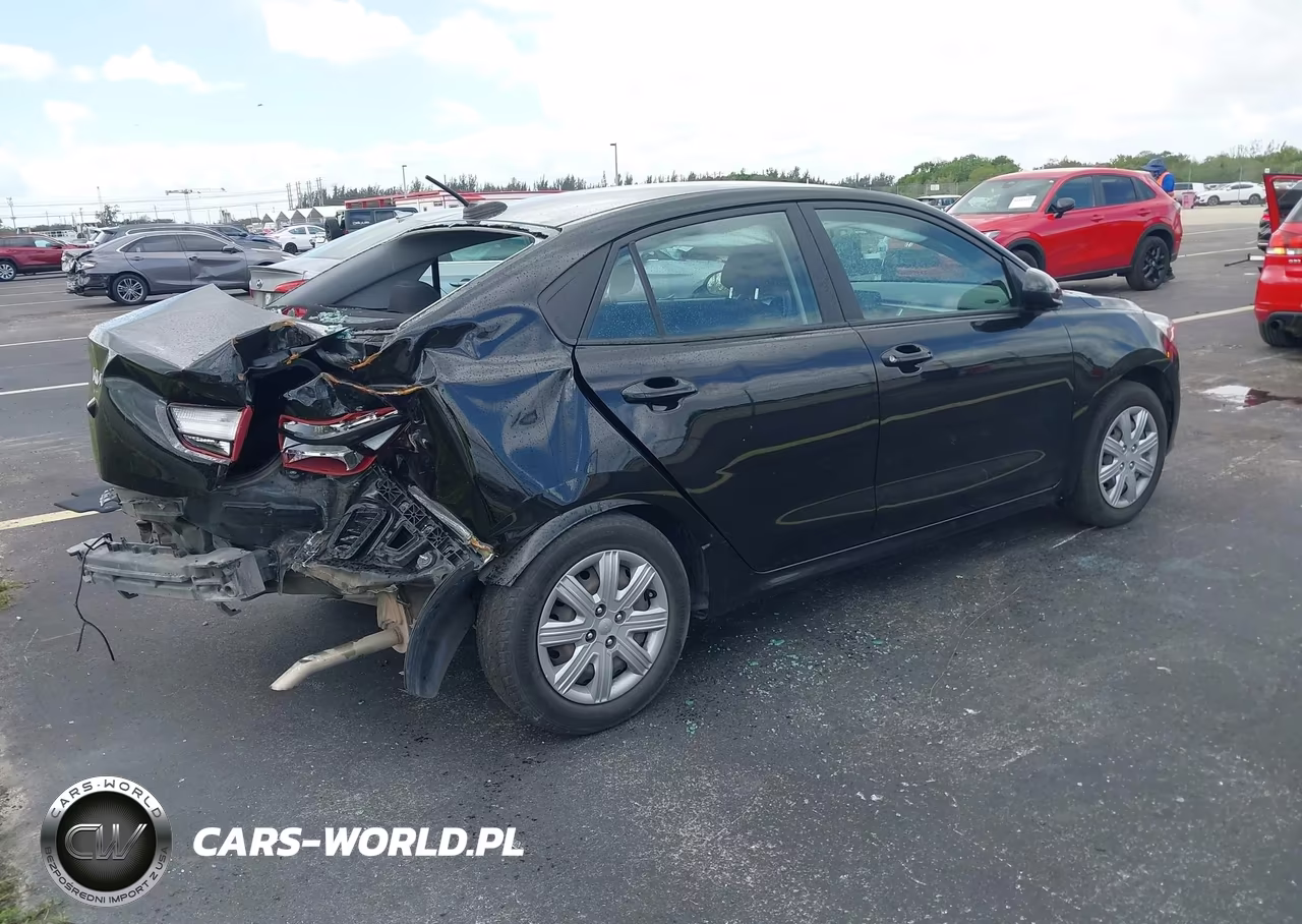 2022 Kia Rio Lx VIN:3KPA24AD6NE485850 - 4