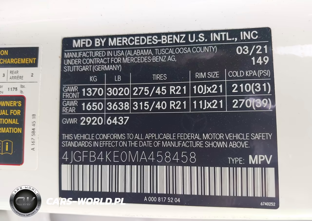 2021 Mercedes-Benz Gle 350 4Matic VIN:4JGFB4KE0MA458458 - 9