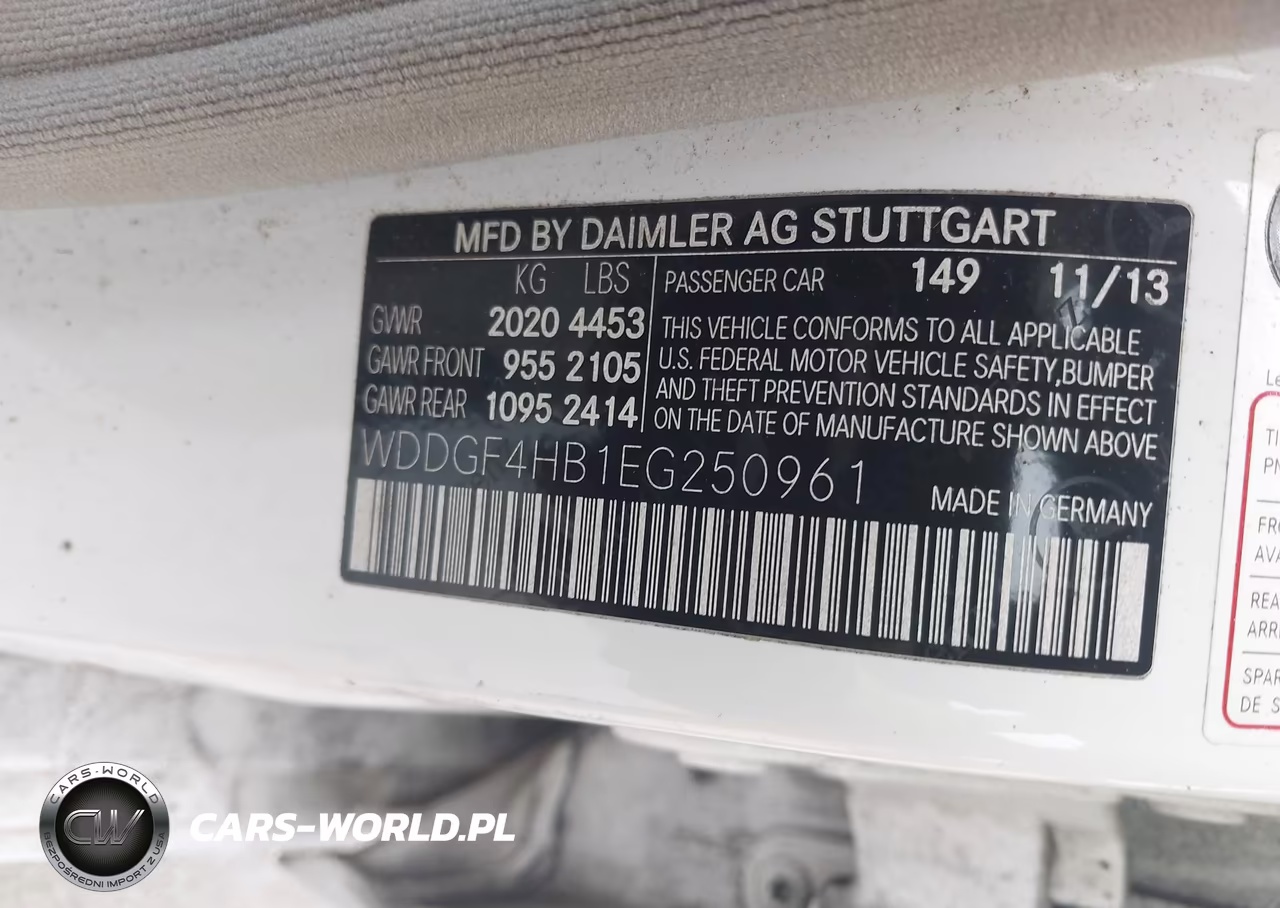 2014 Mercedes-Benz C 250 Sport VIN:WDDGF4HB1EG250961 - 9
