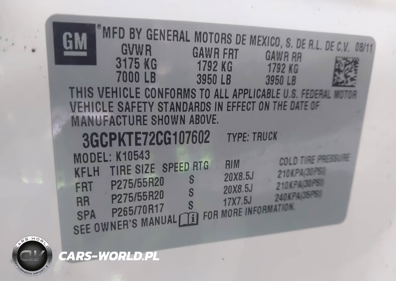 2012 Chevrolet Silverado 1500 Ltz VIN:3GCPKTE72CG107602 - 9