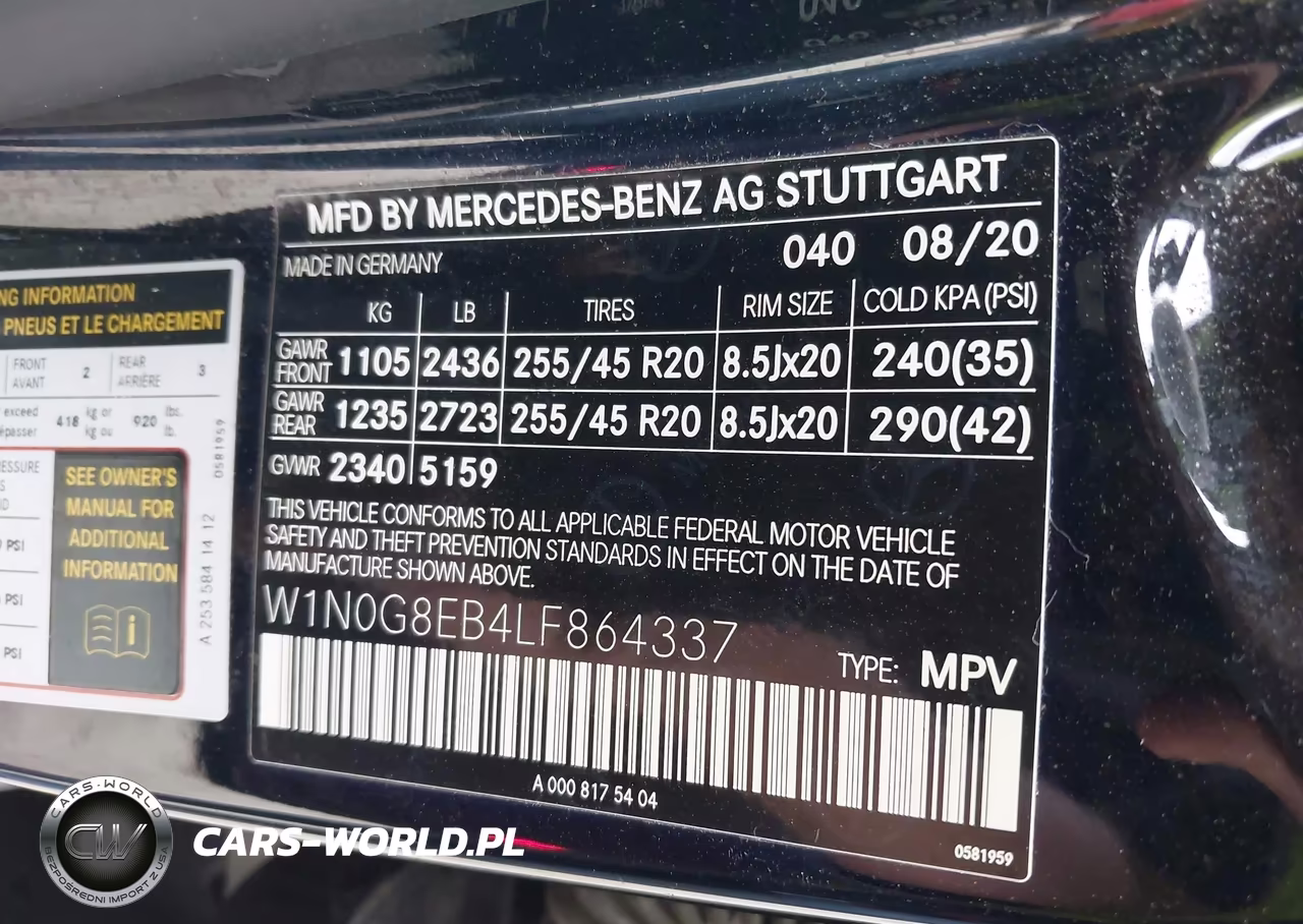2020 Mercedes-Benz Glc 300 4Matic VIN:W1N0G8EB4LF864337 - 9