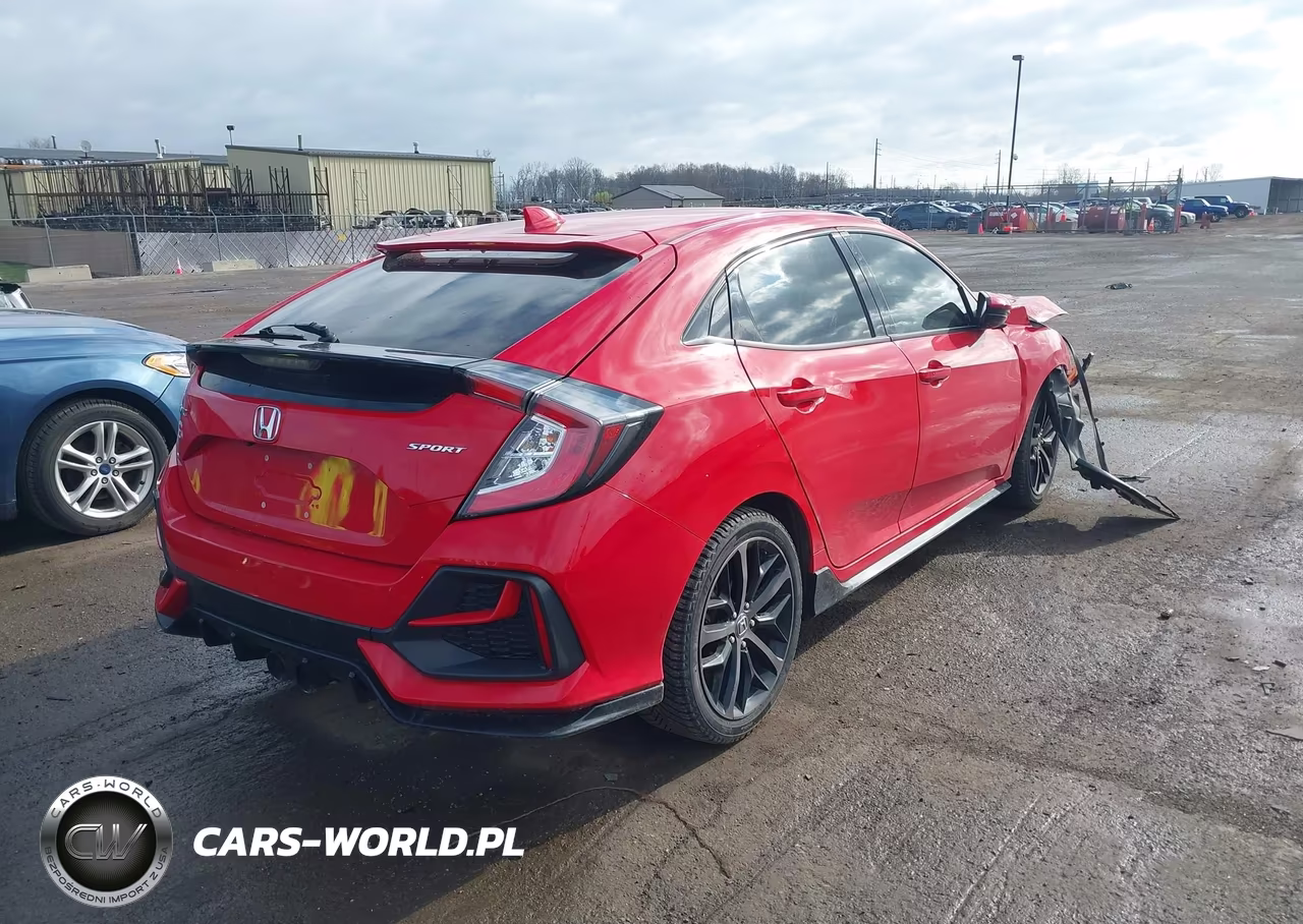 2020 Honda Civic Sport VIN:SHHFK7H40LU222644 - 4