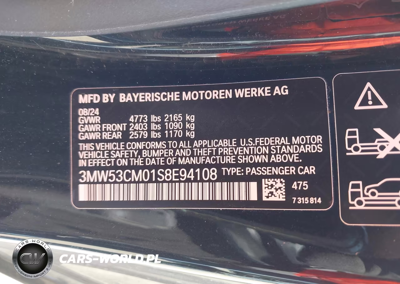 2025 BMW M240 I xDrive VIN:3MW53CM01S8E94108 - 9