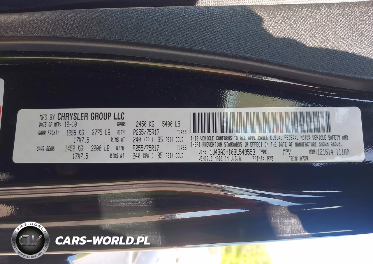 2011 Jeep Wrangler Unlimited Sport VIN:1J4BA3H10BL549553 - 9
