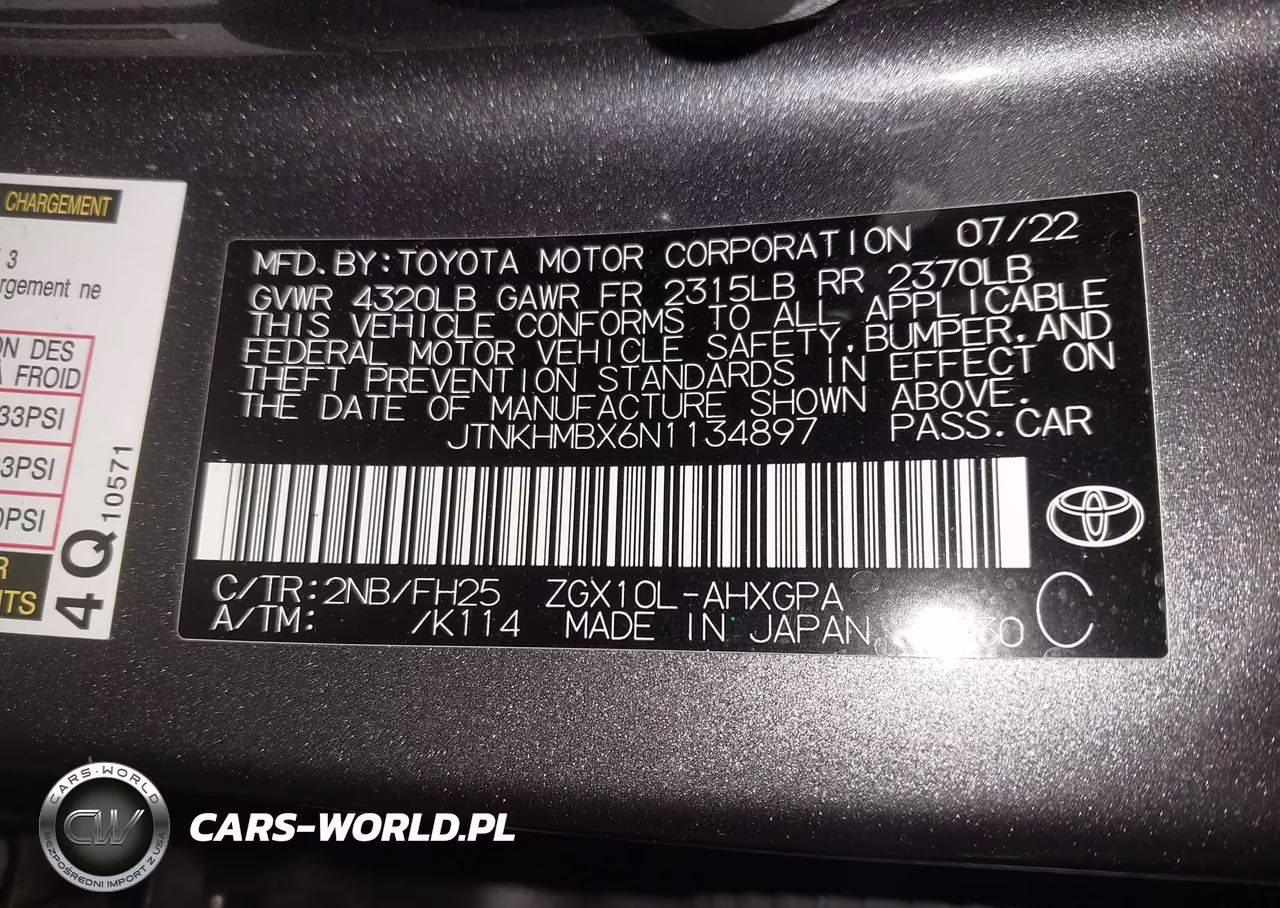2022 Toyota C-Hr Nightshade Edition VIN:JTNKHMBX6N1134897 - 9