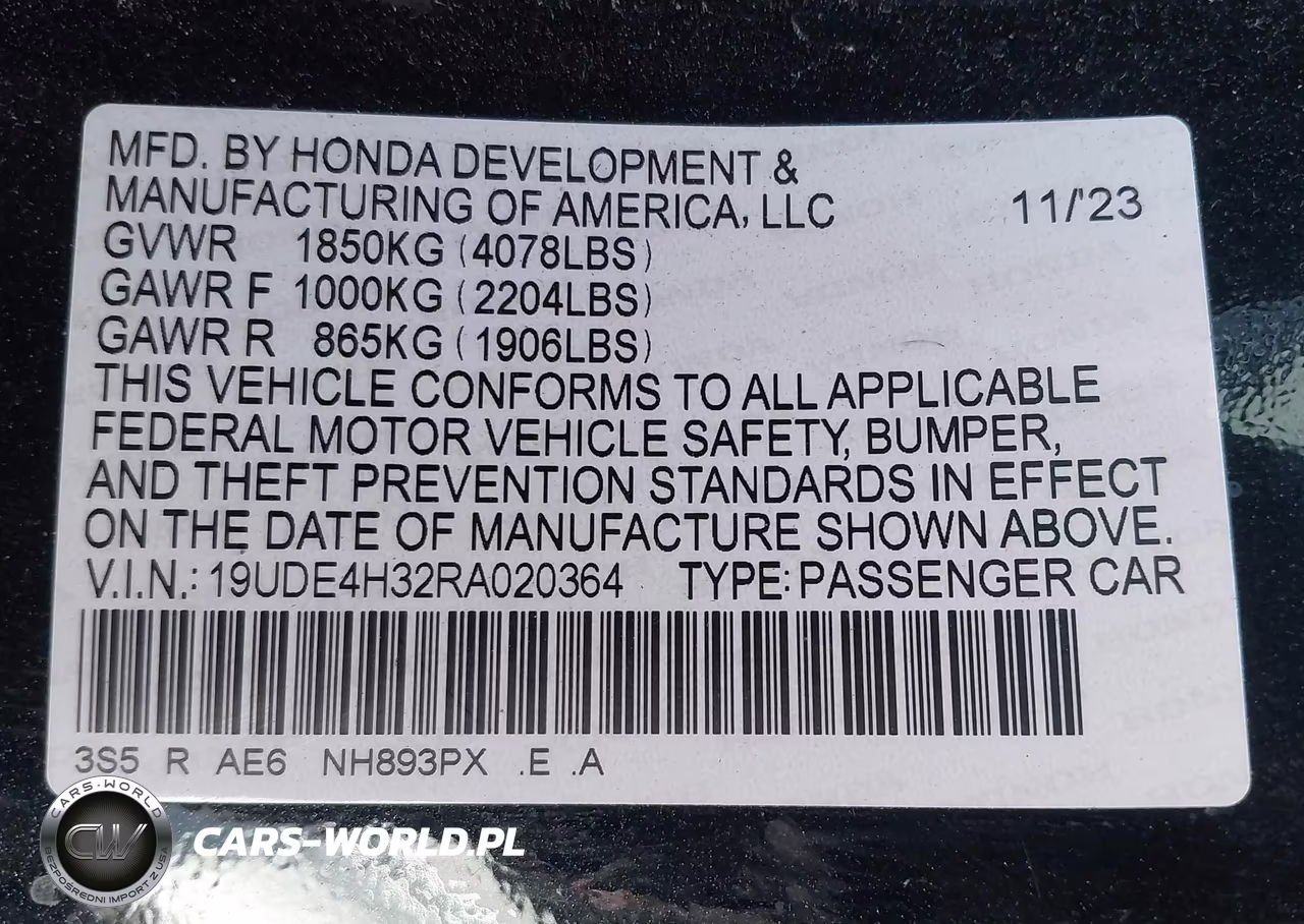 2024 Acura Integra A-Spec VIN:19UDE4H32RA020364 - 9