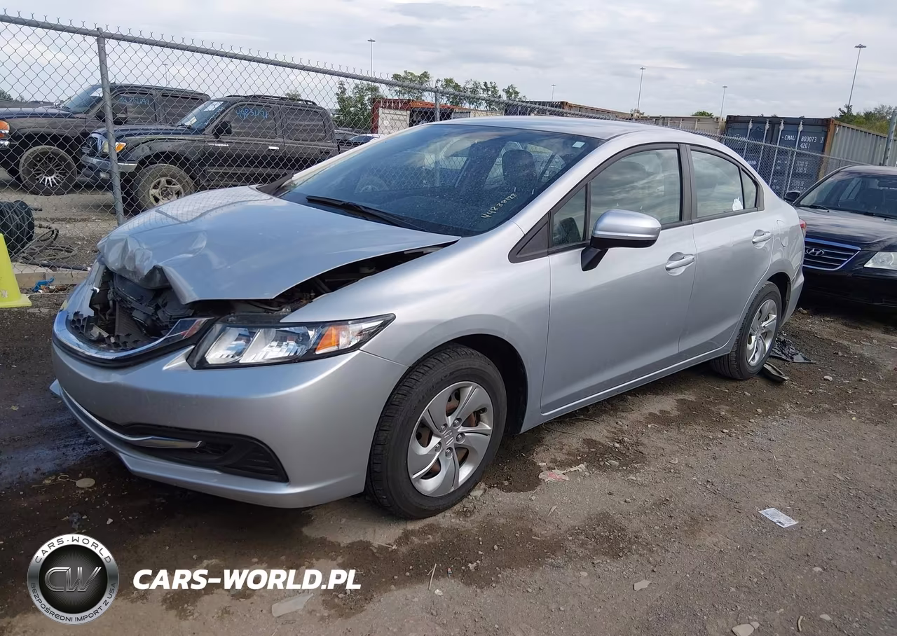 2014 Honda Civic Lx VIN:2HGFB2F57EH536953 - 2
