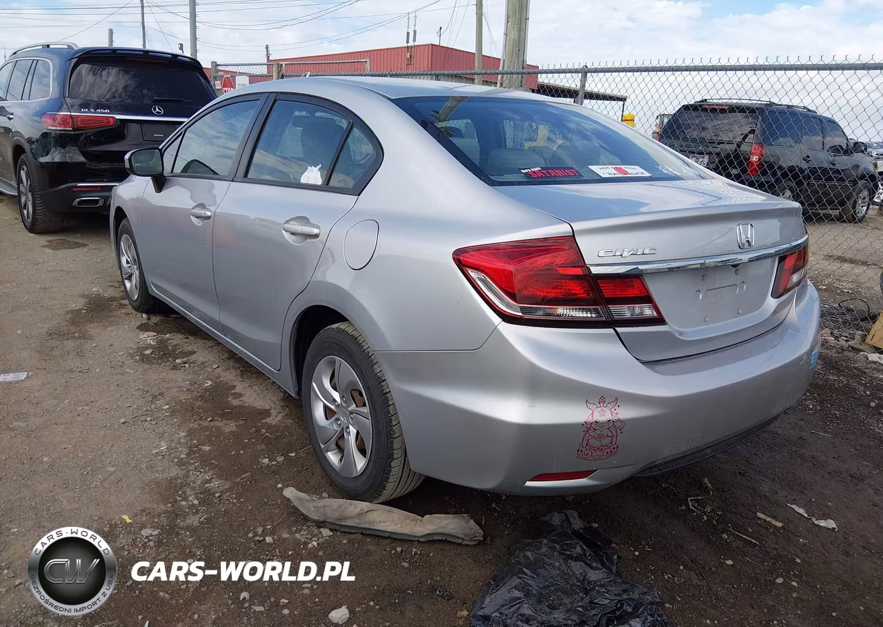 2014 Honda Civic Lx VIN:2HGFB2F57EH536953 - 3