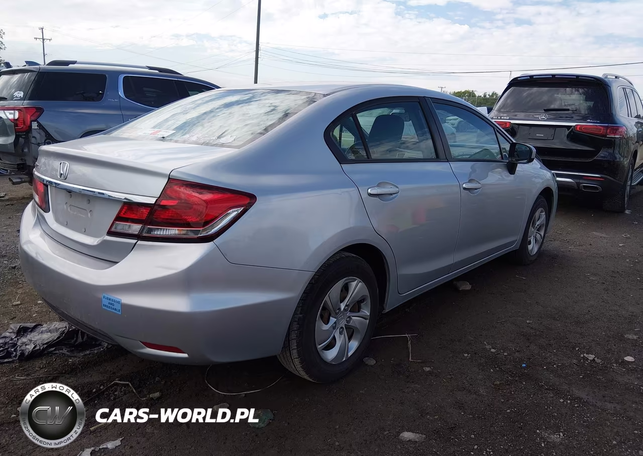 2014 Honda Civic Lx VIN:2HGFB2F57EH536953 - 4