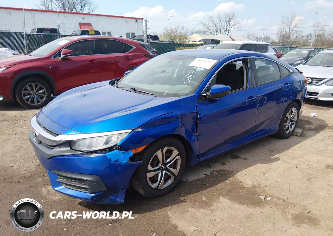 2016 Honda Civic Lx VIN:19XFC2F50GE014983 - 2