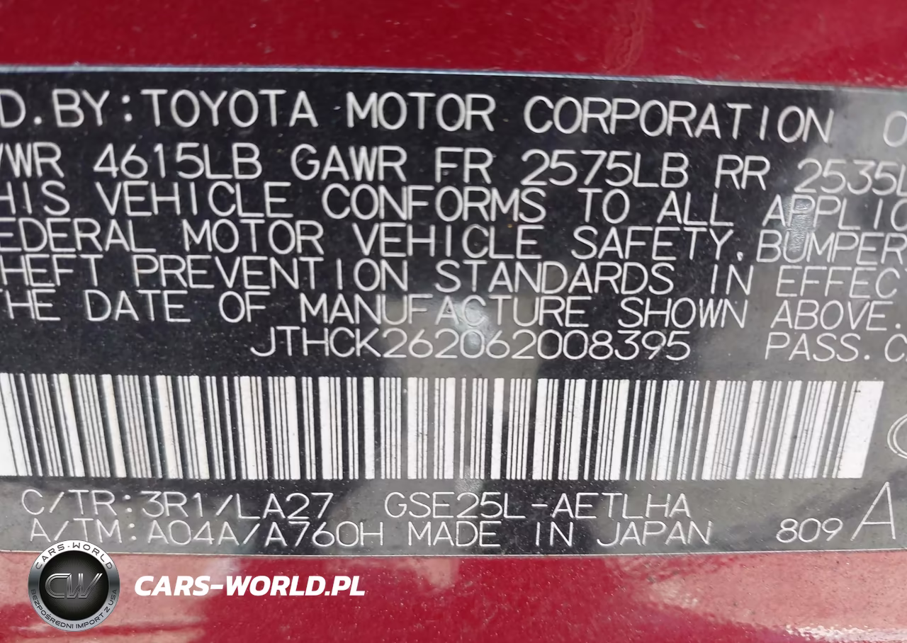 2006 Lexus Is 250 VIN:JTHCK262062008395 - 9