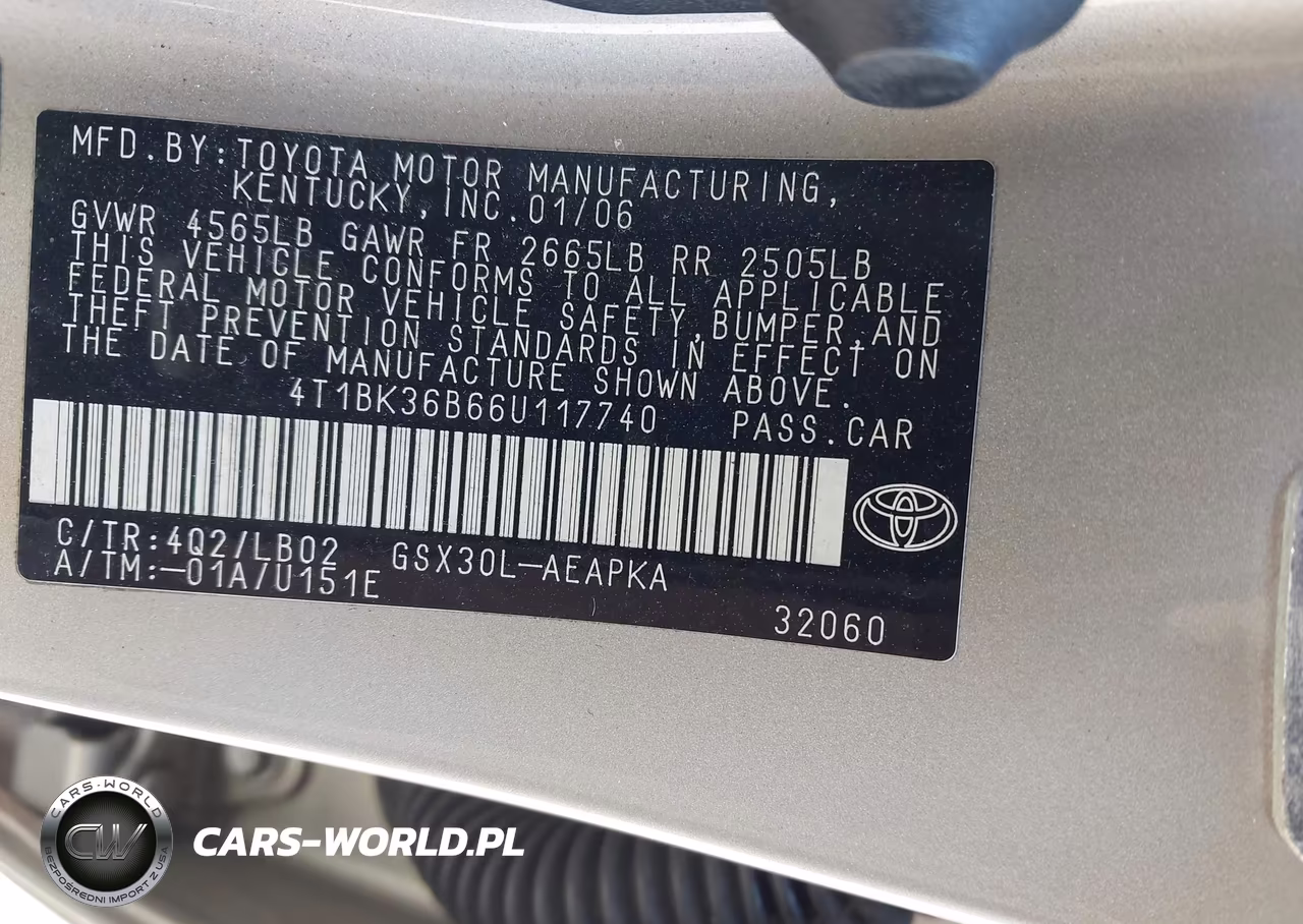 2006 Toyota Avalon Limited VIN:4T1BK36B66U117740 - 9