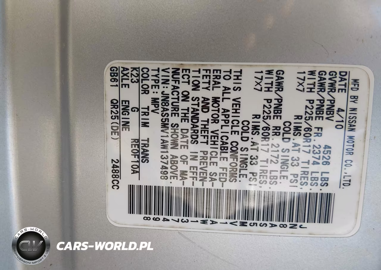 2010 Nissan Rogue Sl VIN:JN8AS5MV1AW137498 - 9