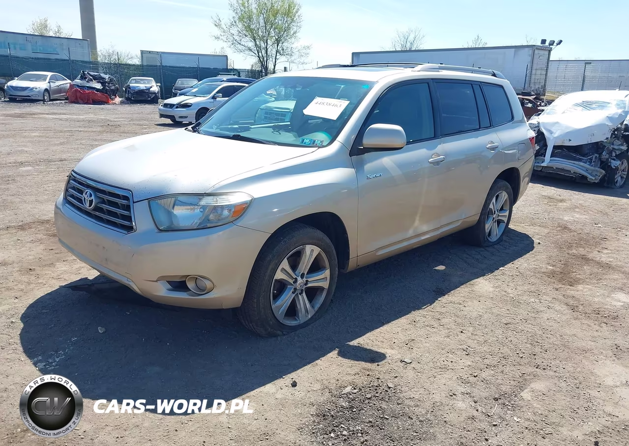 2008 Toyota Highlander Sport VIN:JTEES43A982102498 - 2