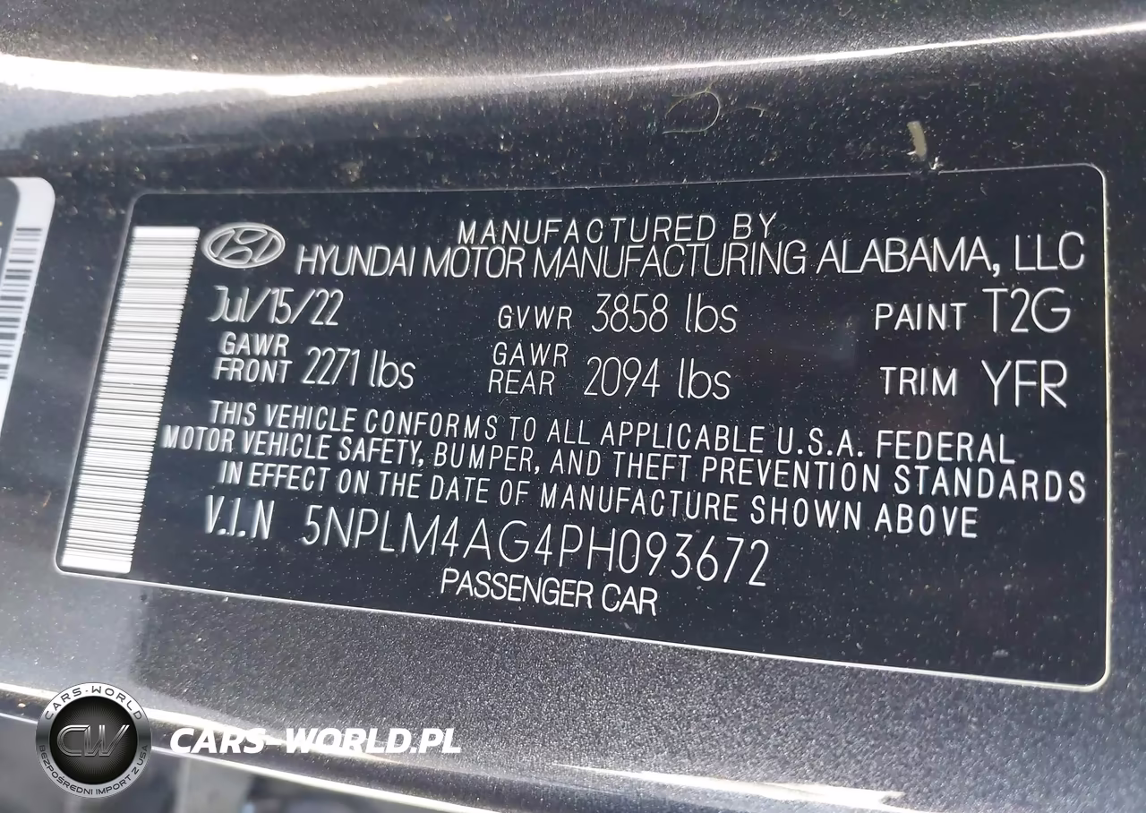 2023 Hyundai Elantra Sel VIN:5NPLM4AG4PH093672 - 9