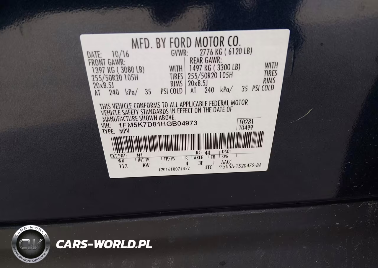 2017 Ford Explorer Xlt VIN:1FM5K7D81HGB04973 - 9