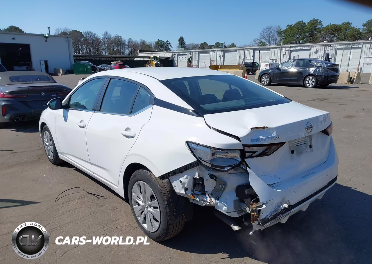 2023 Nissan Sentra S Xtronic Cvt VIN:3N1AB8BV1PY295117 - 3