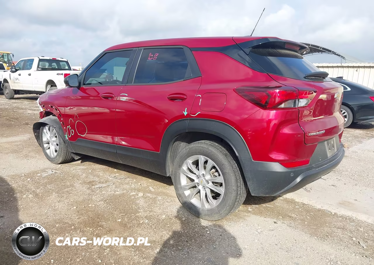 2021 Chevrolet Trailblazer Fwd Ls VIN:KL79MMS23MB025869 - 3