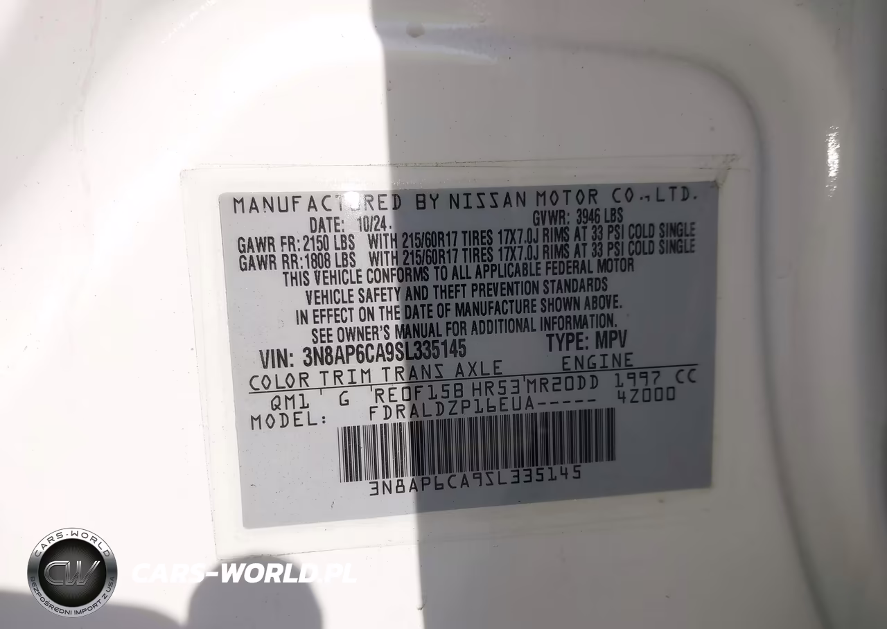 2025 Nissan Kicks Sv Fwd VIN:3N8AP6CA9SL335145 - 9