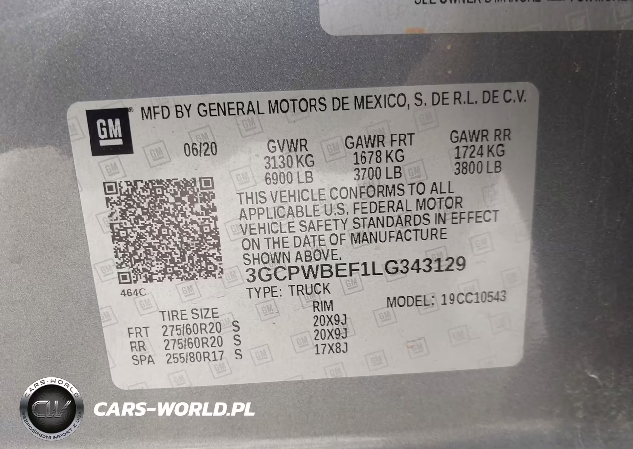 2020 Chevrolet Silverado 1500 2Wd Short Bed Custom VIN:3GCPWBEF1LG343129 - 9