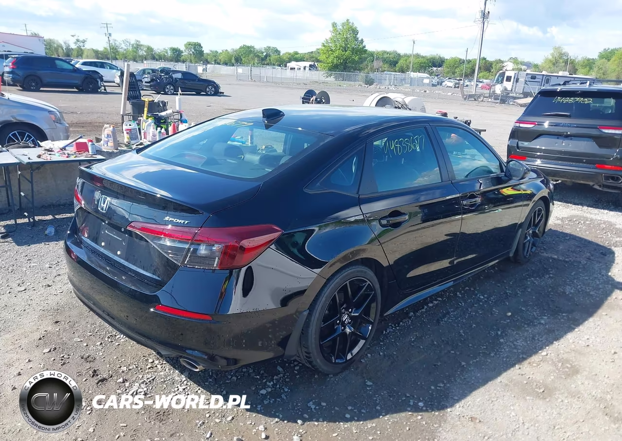 2025 Honda Civic Sport VIN:2HGFE2F56SH568683 - 4