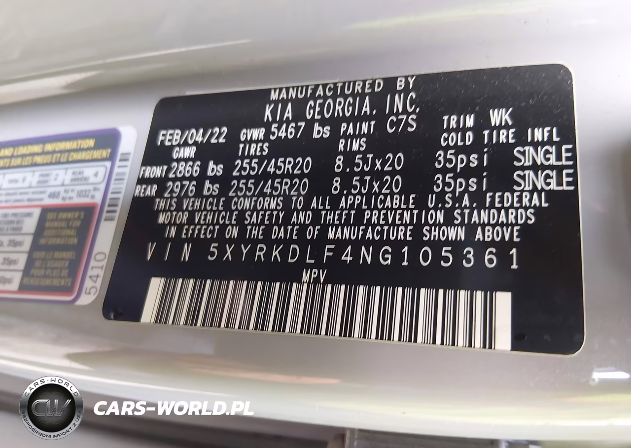 2022 Kia Sorento X-Line Sx Prestige VIN:5XYRKDLF4NG105361 - 9