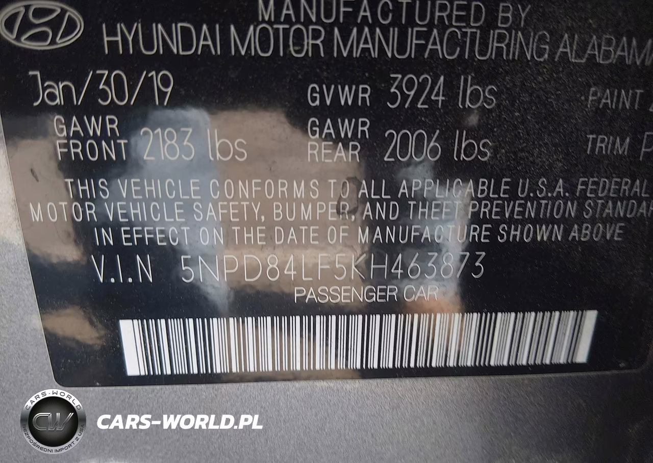 2019 Hyundai Elantra Value Edition VIN:5NPD84LF5KH463873 - 9