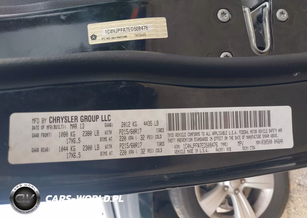 2014 Jeep Patriot Latitude VIN:1C4NJPFA7ED508476 - 9