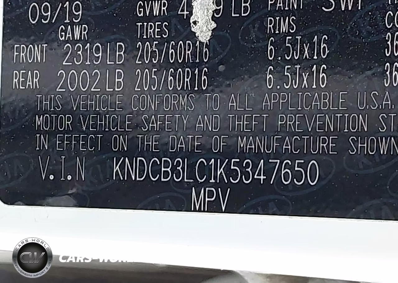 2019 Kia Niro Fe VIN:KNDCB3LC1K5347650 - 9