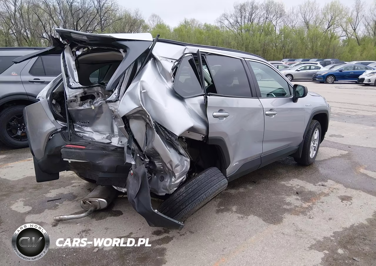 2021 Toyota Rav4 Hybrid Le VIN:4T3LWRFVXMU022155 - 4
