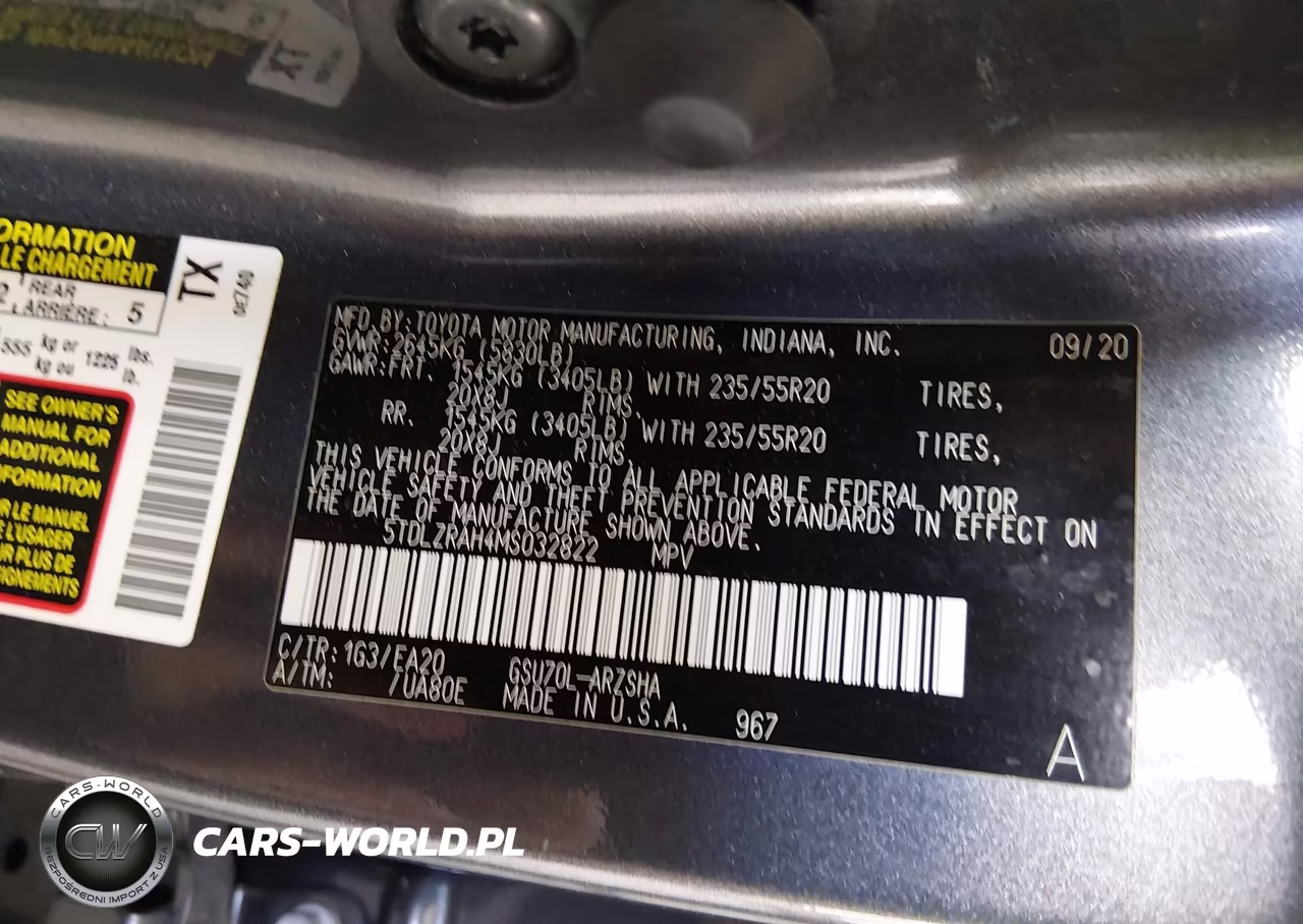 2021 Toyota Highlander Xse VIN:5TDLZRAH4MS032822 - 9