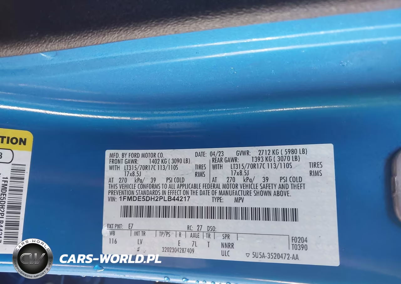 2023 Ford Bronco Big Bend VIN:1FMDE5DH2PLB44217 - 9