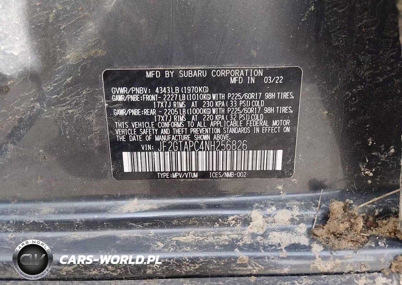 2022 Subaru Crosstrek Premium VIN:JF2GTAPC4NH256826 - 9