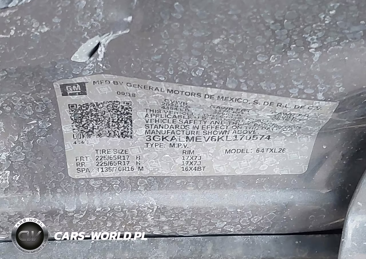 2019 GMC Terrain Sle VIN:3GKALMEV6KL170574 - 9