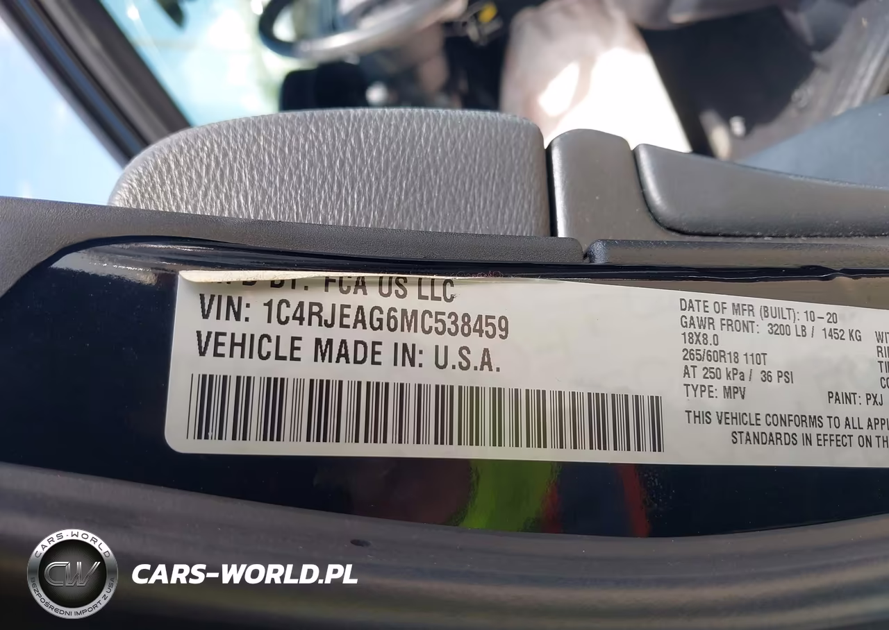 2021 Jeep Grand Cherokee Laredo E 4X2 VIN:1C4RJEAG6MC538459 - 9