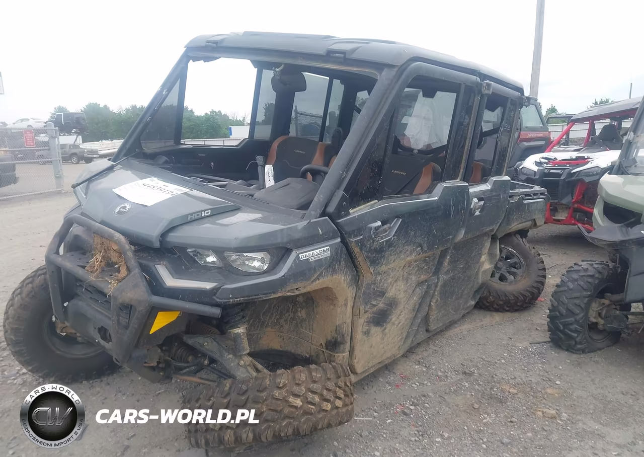 2024 Can-Am Defender Max Limited Cab Hd10-Lone Star Hd10 VIN:3JBUUAX48RK016444 - 2