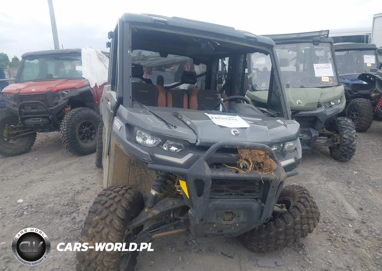 2024 Can-Am Defender Max Limited Cab Hd10-Lone Star Hd10 VIN:3JBUUAX48RK016444 - 5