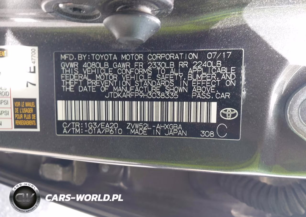 2017 Toyota Prius Prime Advanced VIN:JTDKARFP9H3038335 - 9