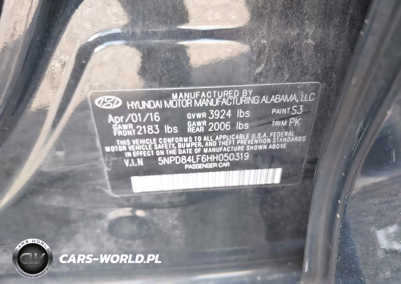 2017 Hyundai Elantra Se VIN:5NPD84LF6HH050319 - 9